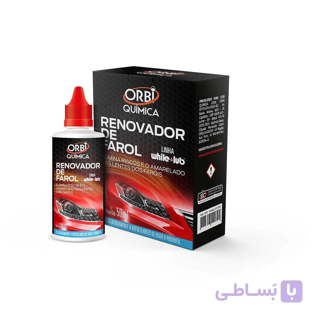 پولیش شفاف کننده چراغ خودرو اوربی برزیل مدل ORBI-SHINE نو چراغ