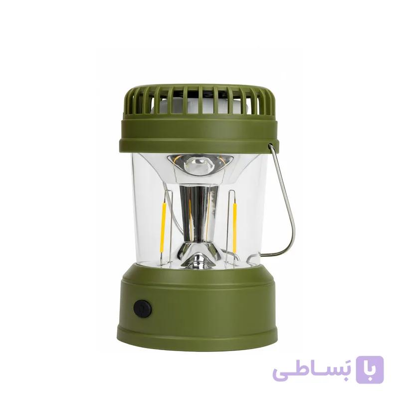 چراغ فانوسی مدل شارژی پنکه دار LF-3357 با نور آفتابی