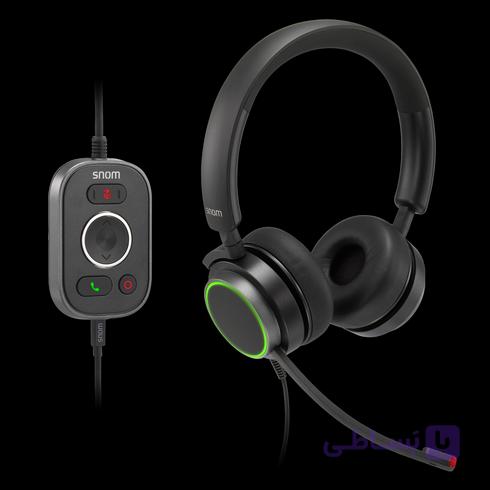 هدست دو گوش اسنوم Snom A330D USB Headset