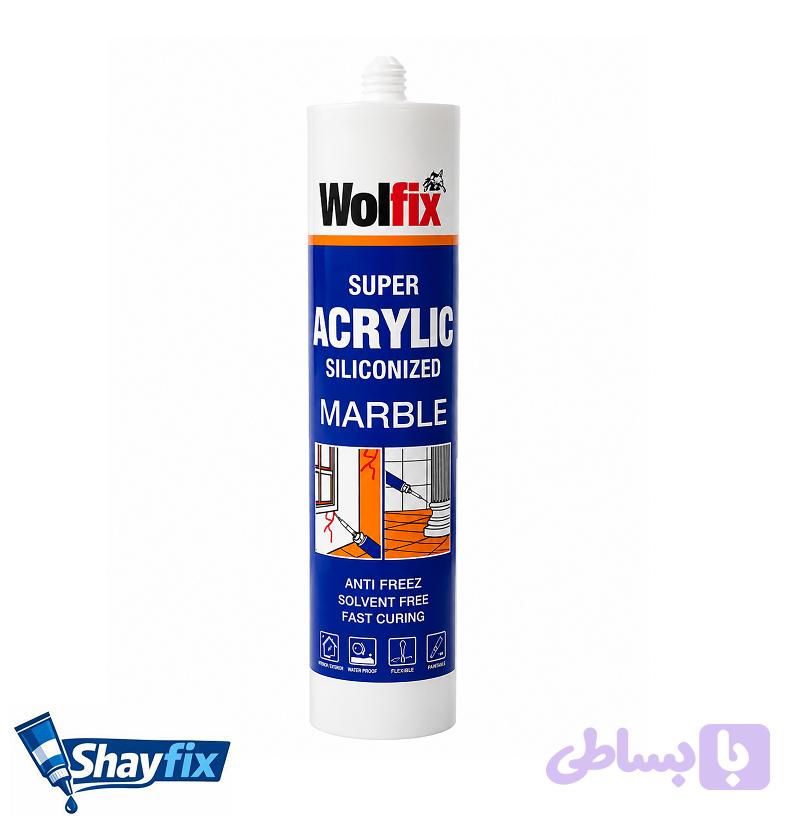 چسب ماربل شیت Wolfix ولفیکس ۵۰۰ گرمی