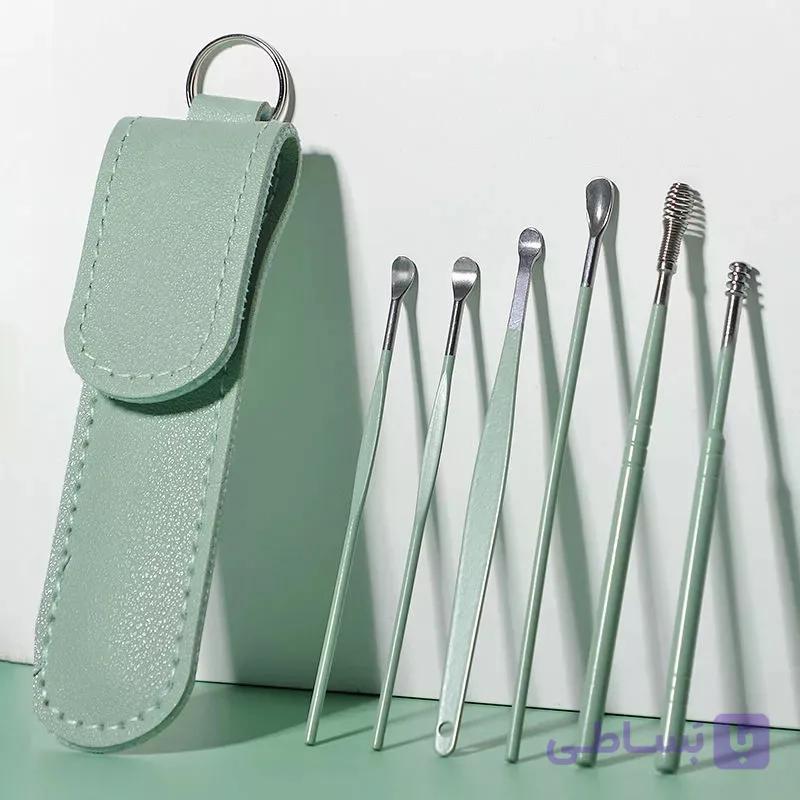 مجموعه 6 عددی ابزار تمیز کننده گوش