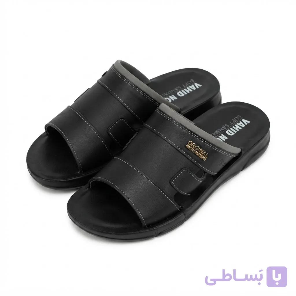 صندل مردانه جنس PU مدل فرانک