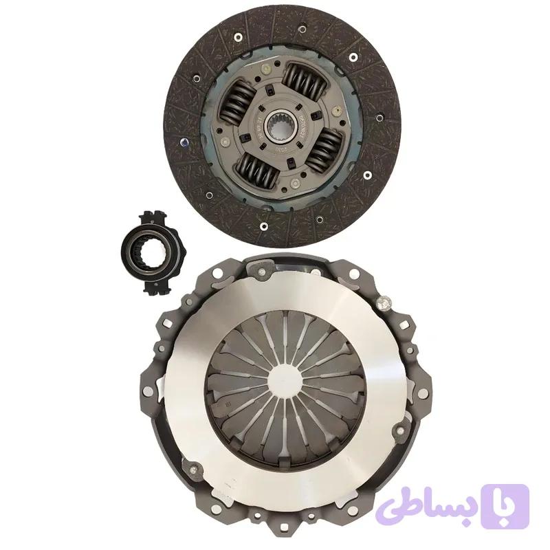 کیت کامل کلاچ پری دمپر پژو 206، 207 و 405 چهار فنر دوبل شرکتی ایساکو 0670301199