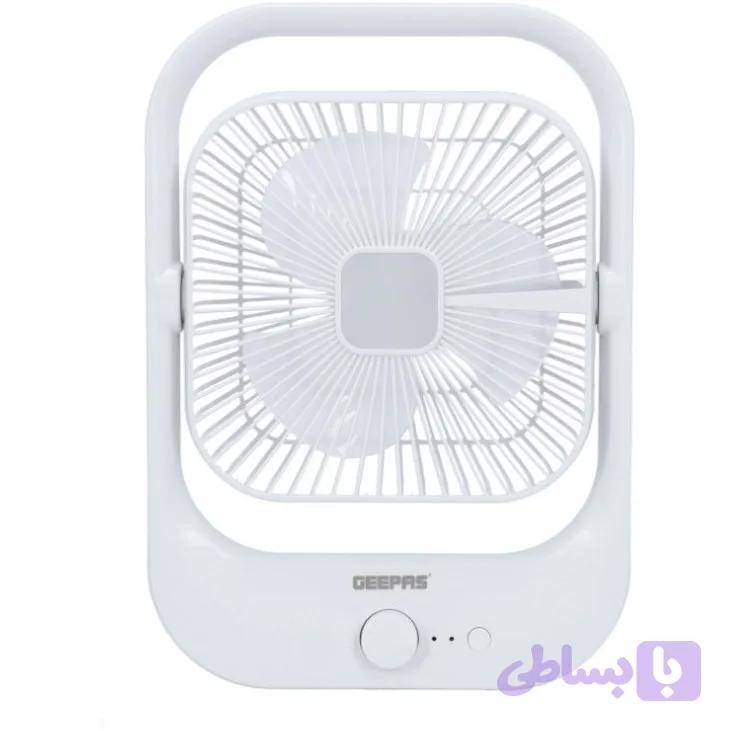 پنکه شارژی جیپاس Geepas با نور LED مدل GF21162 – کد PRO1083ig