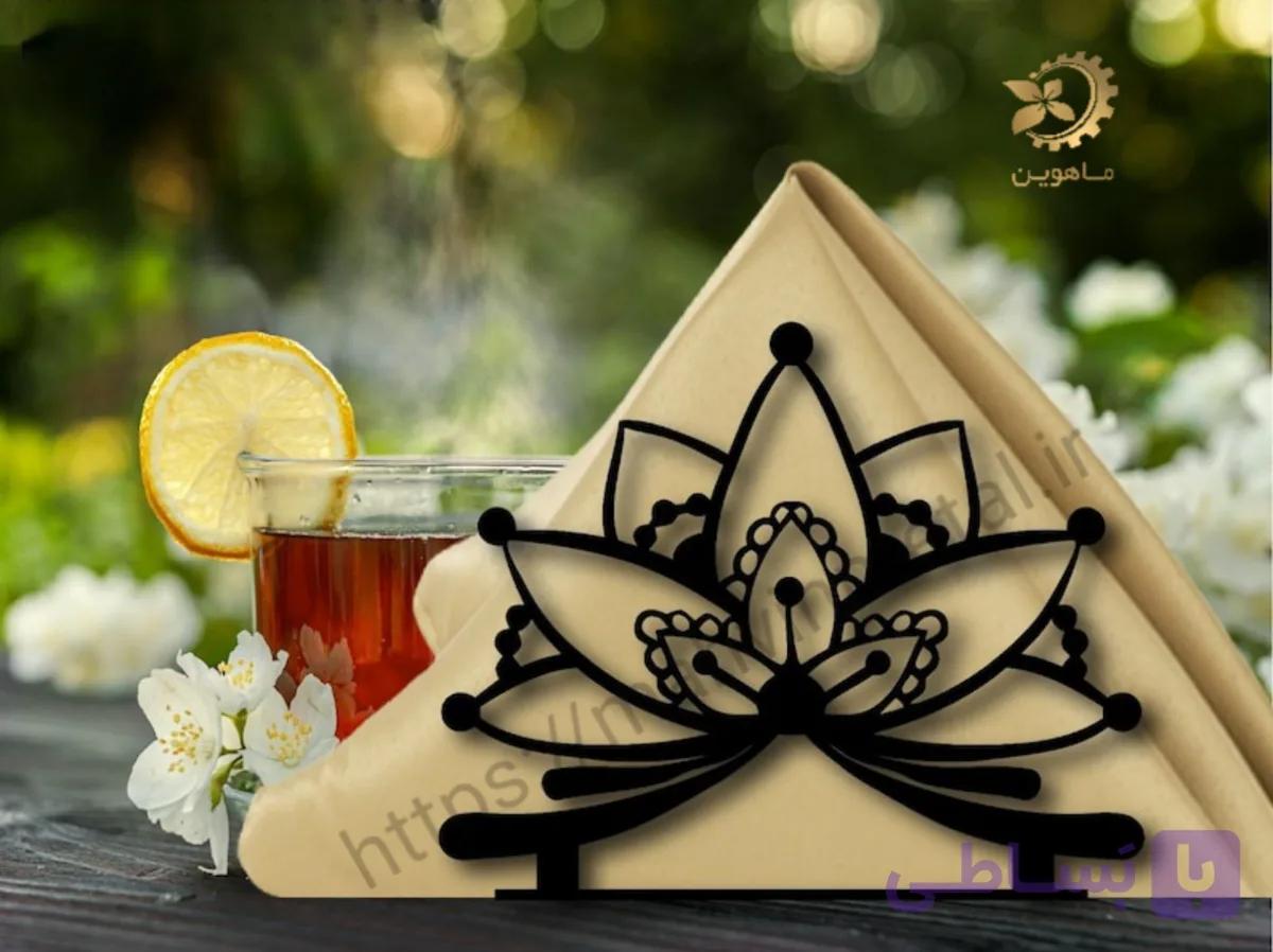 استند فلزی ،دستمال کاغذی