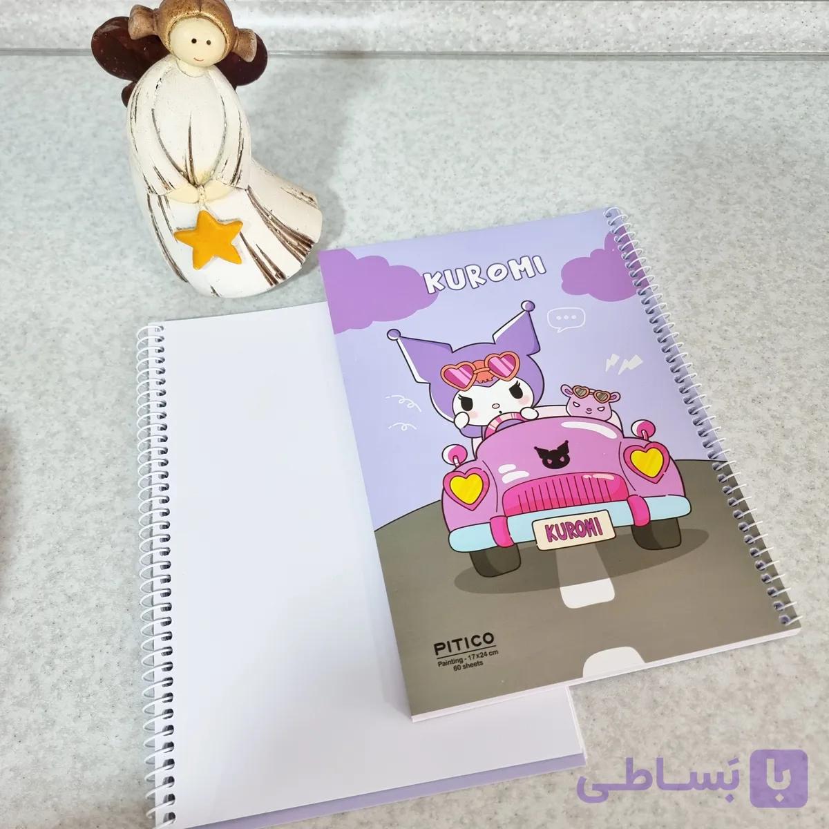دفتر نقاشی 60 برگ پیتیکو طرح کرومی