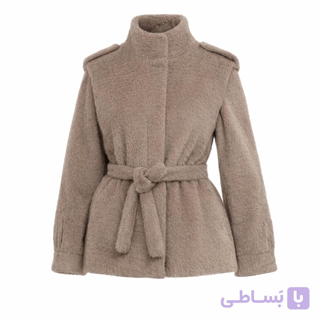 پالتو زنانه فری سایز (36 تا 44) سرشانه کاپ دار