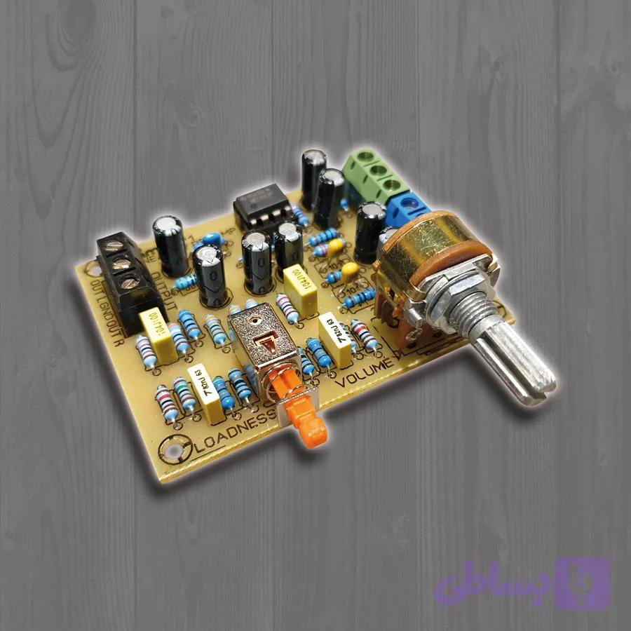 ماژول پری آمپلی فایر استریو با کلید LOUDNESS