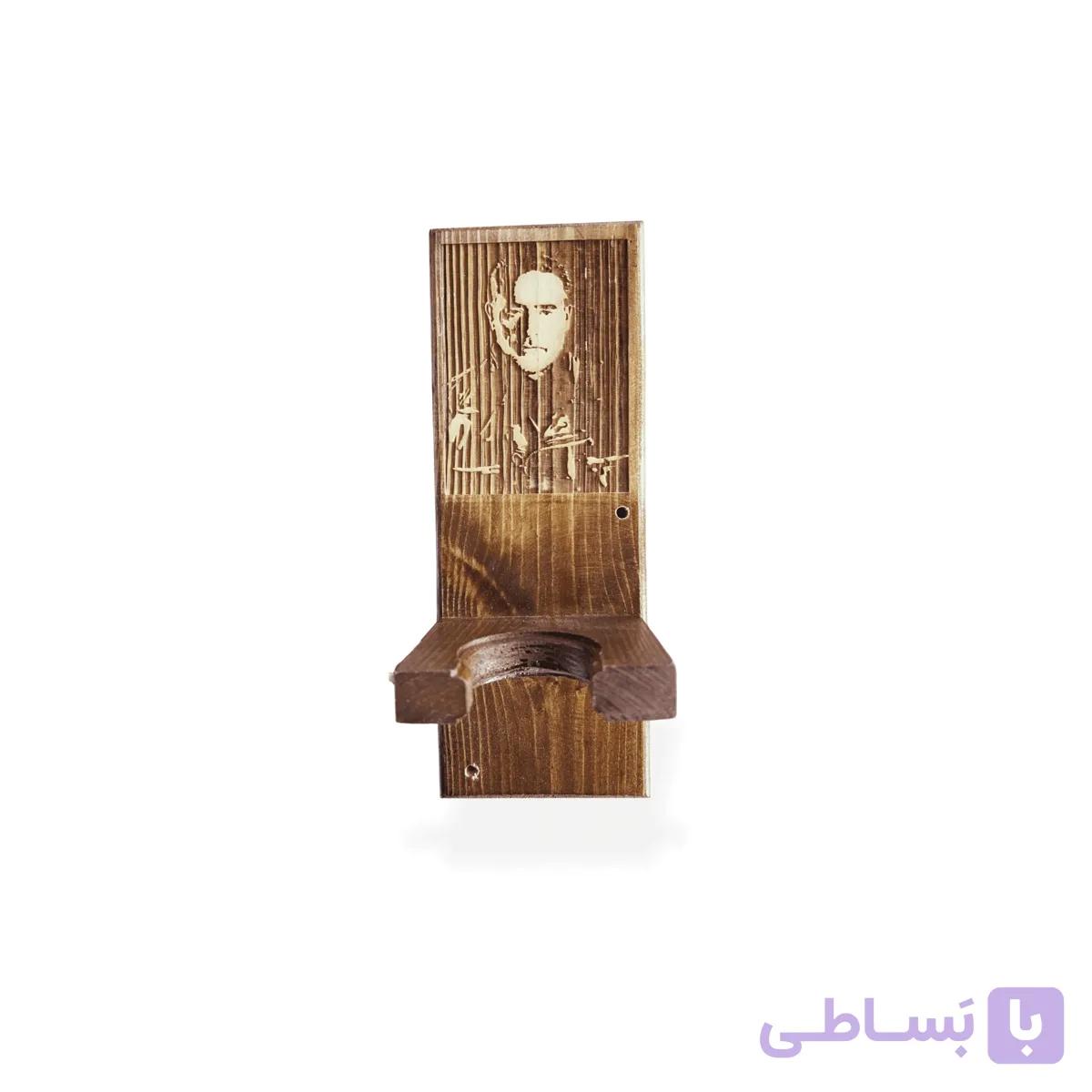 هولدر دیواری مخصوص چوب بیسبال مدل چهره نیگان