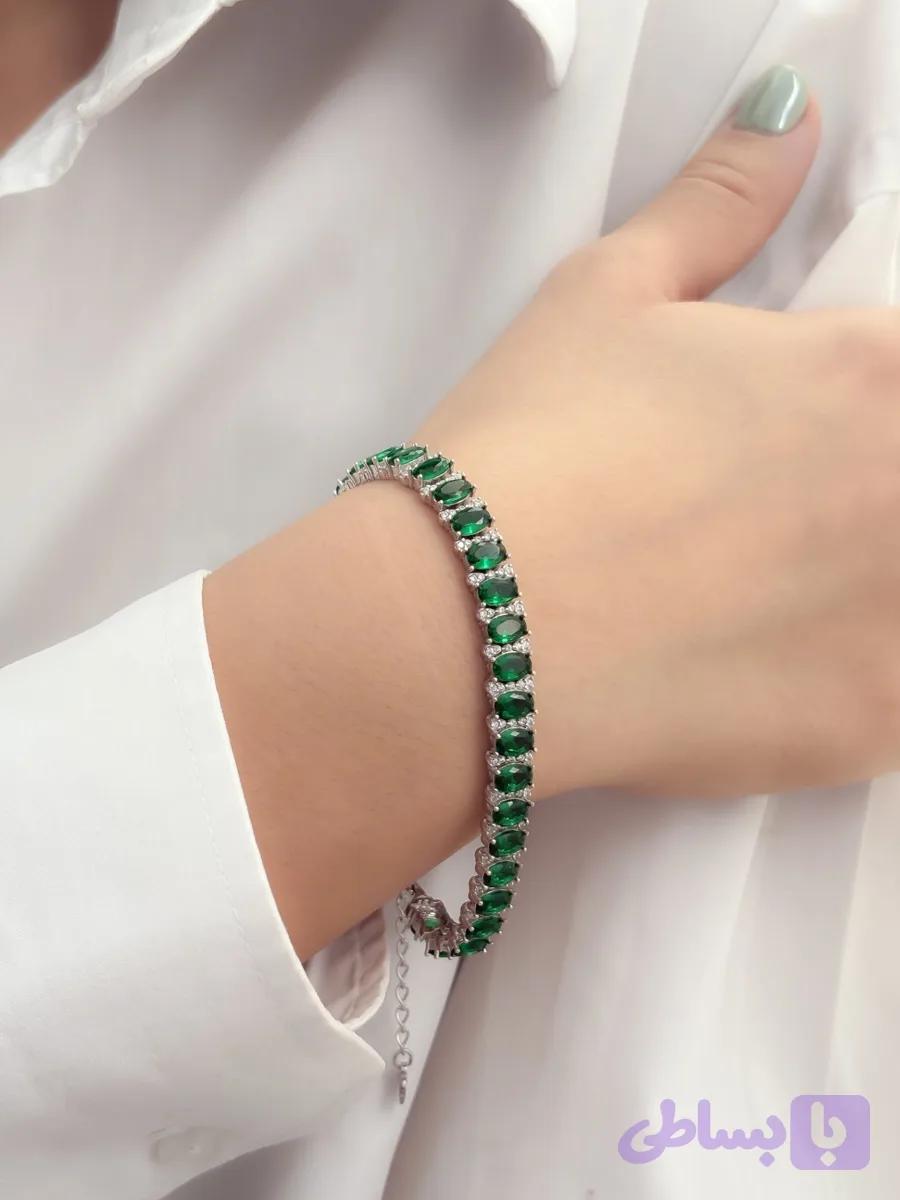 دستبند جواهری نقره زنانه مدلSV4172عیار925