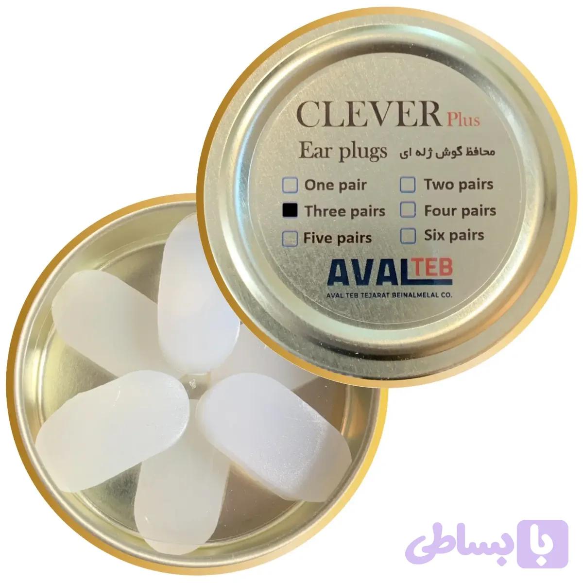 گوش گیر ژله ای (گوشگیر ژله ای) 3 جفت CLEVER plus