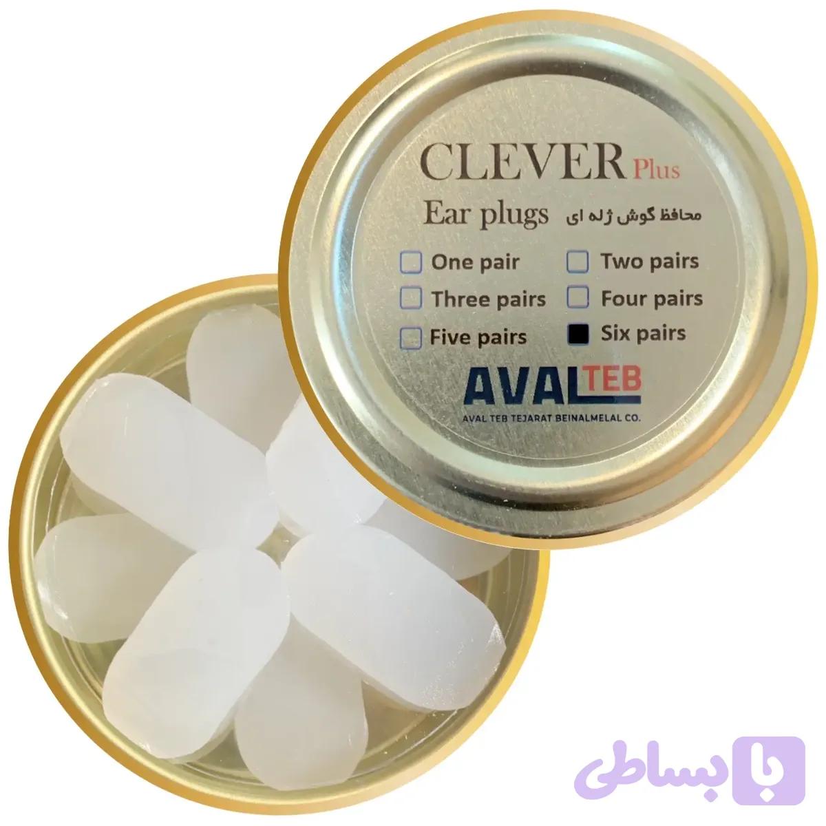 گوش گیر ژله ای (گوشگیر ژله ای) 6 جفت CLEVER plus