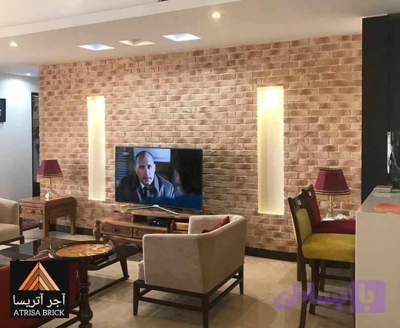 آجر دکوراتیو (هلندی / آنتیک) داخلی آتریسا کد 84 | انتخاب مناسب و زیبا برای فضای نشیمن و پذیرایی