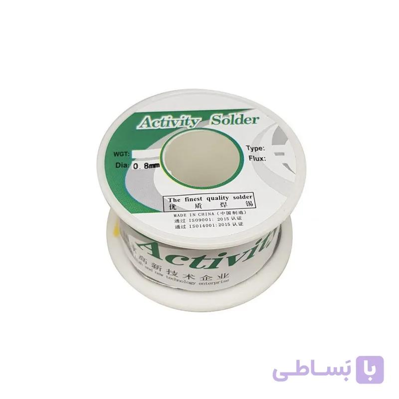 سیم لحیم 0.8 میلی متر 50 گرمی اکتیویتی Solder Wire