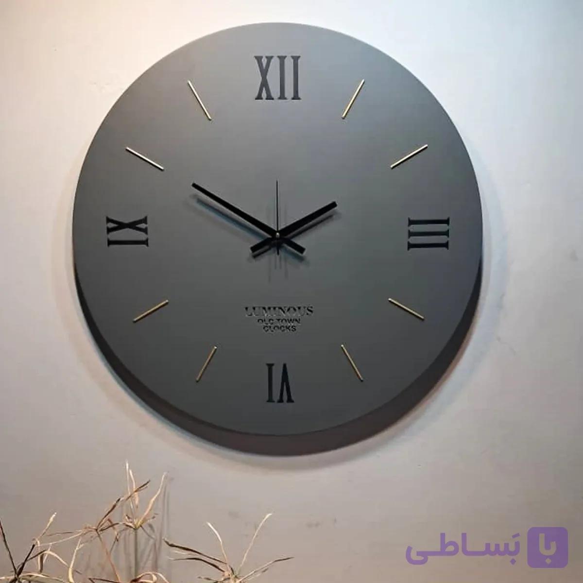 ساعت کلاسیک یشمی سایز 60 لومینس کد 0075