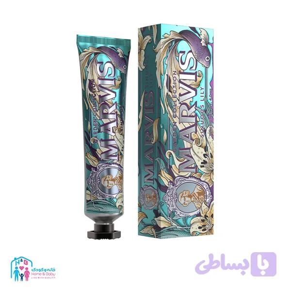 خمیر دندان لیلی مارویس MARVIS Sinuous Lily حجم 75 میل