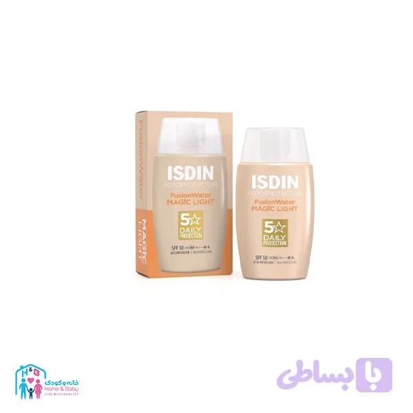 ضدآفتاب رنگی ایزدین مدل Fusion Water، حجم 50 میلیلیتر