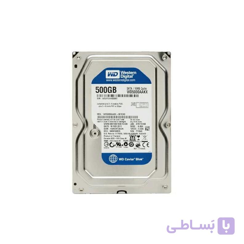 حافظه اینترنال وسترن دیجیتال مدل آبی WD500AZLX ظرفیت 500 گیگابایت