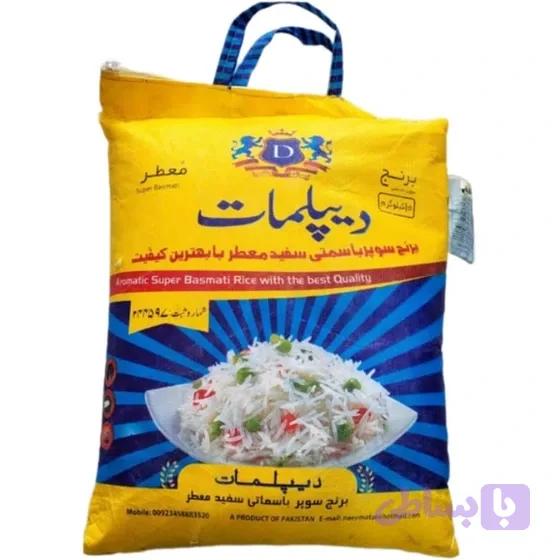 برنج پاکستانی سوپرکرنل دیپلمات (10)کیلویی