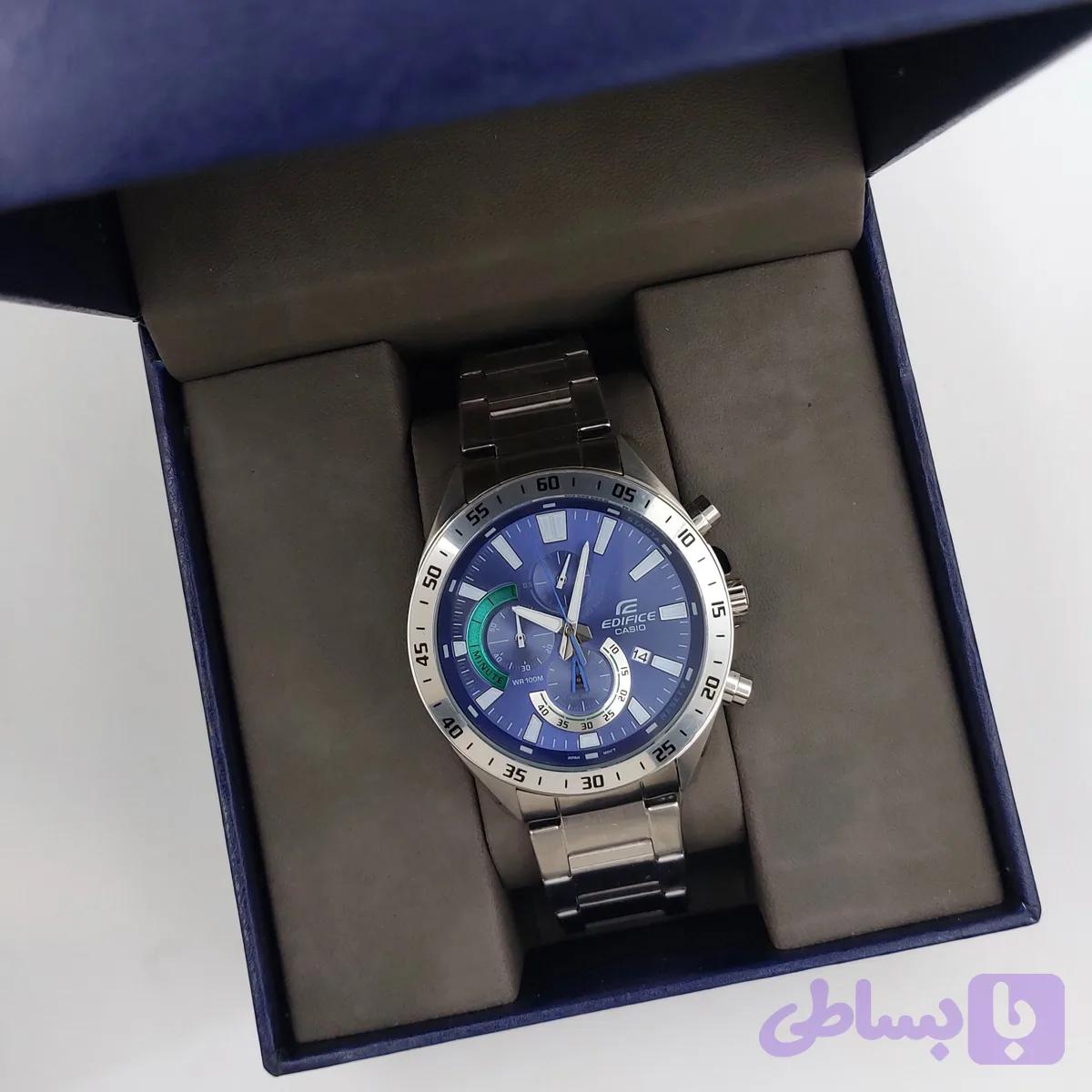 ساعت مچی مردانه ادیفایس کاسیو مدل EFV-620 آبی Casio 7759