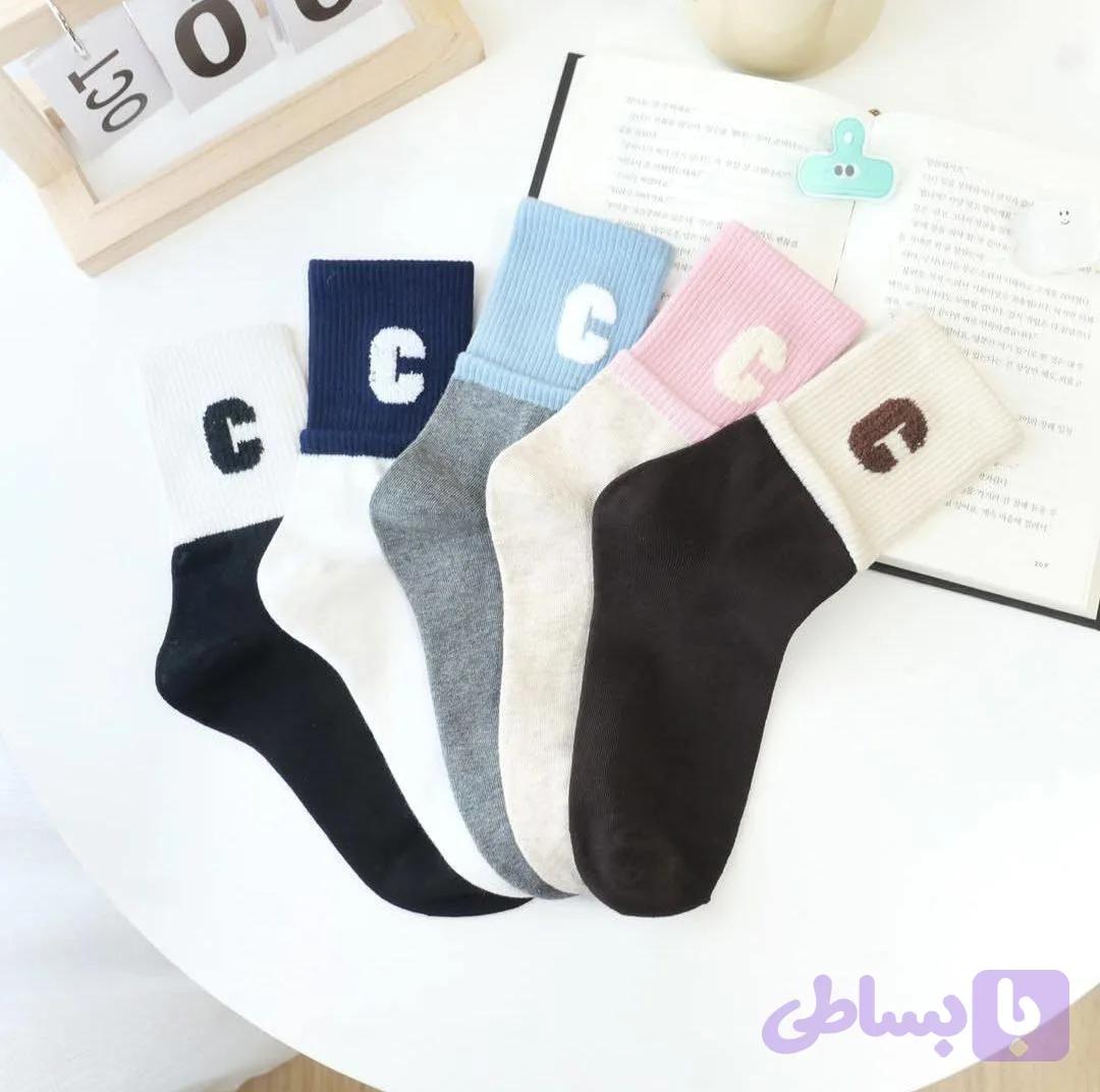 جوراب ساقدار کِشانگلیسی طرح c
