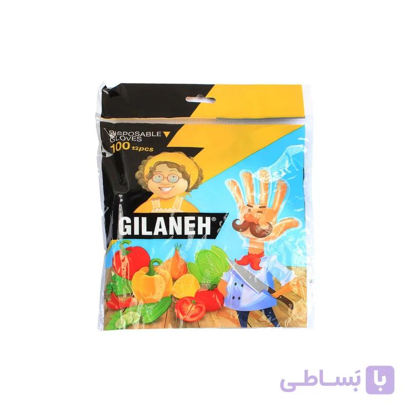 دستکش یک بار مصرف ۱۰۰برگ لفافی