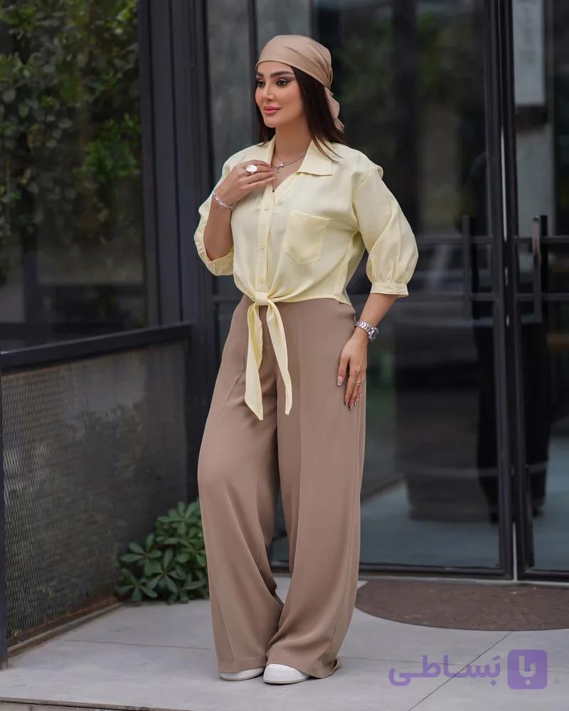شومیز گره ای زنانه ساده