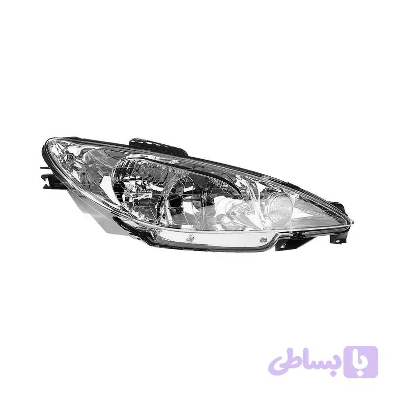 چراغ جلو خودرو گروه پژوهش صنعت مدرن مناسب پژو 206 سمت راست - بدویدکی - فروشگاه اینترنتی لوازم یدکی