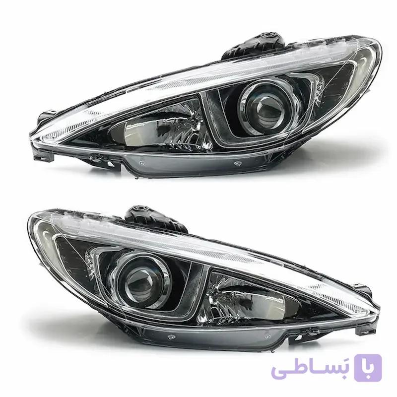 چراغ جلو گروه پژوهش صنعت مدرن مناسب پژو ۲۰۷ دو طرف - بدویدکی - فروشگاه اینترنتی لوازم یدکی