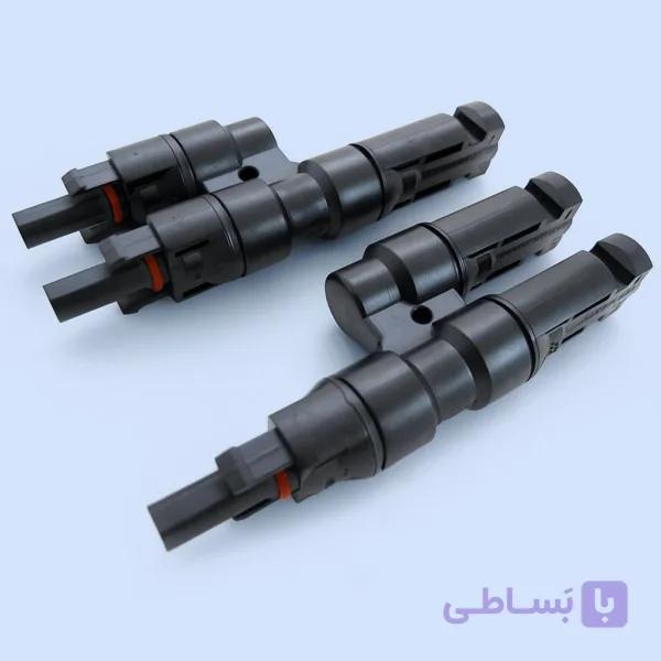 سوکت پنل خورشیدی MC4 سه به یک با سیم