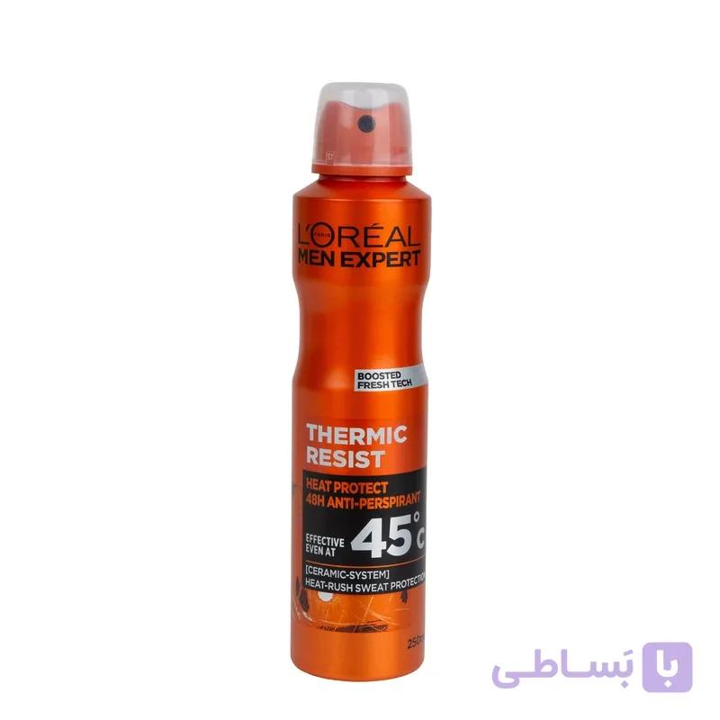 اسپری ضدتعریق مردانه لورآل مدل Thermic Resist حجم 250 میلیلیتر
