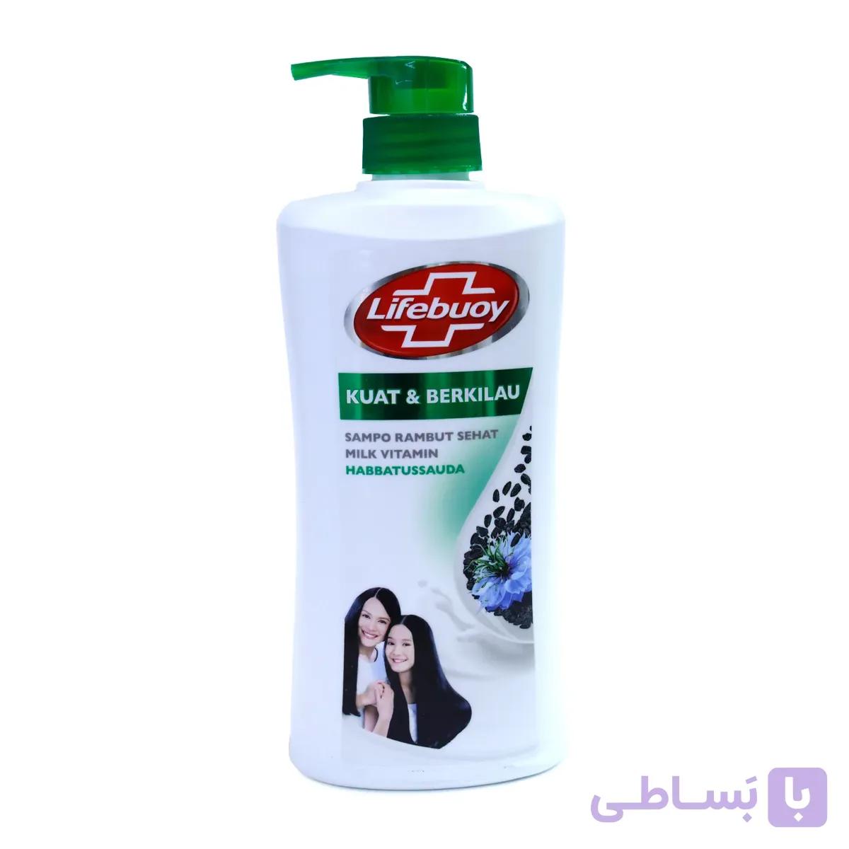 شامپو لایف بوی اندونزی Lifebuoy مدل kuat & berkilau تقویت کننده و درخشان کننده 680 میل