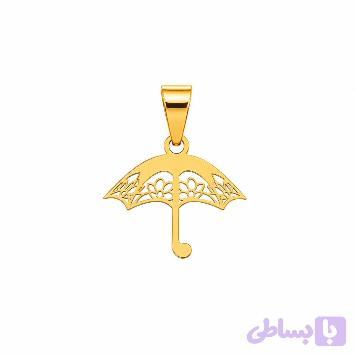 پلاک طلا لیزری چتر (کد D9UIS)