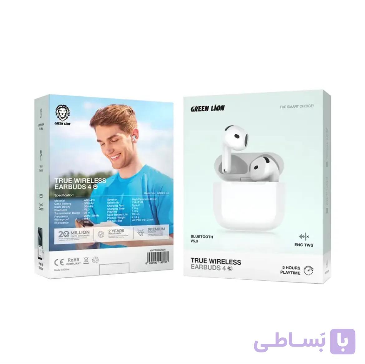 هدفون بلوتوثی گرین لاین مدل buds 4