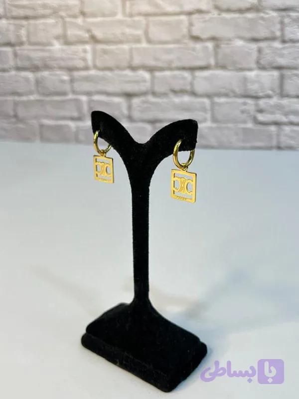 گوشواره طرح مربع کد 00326