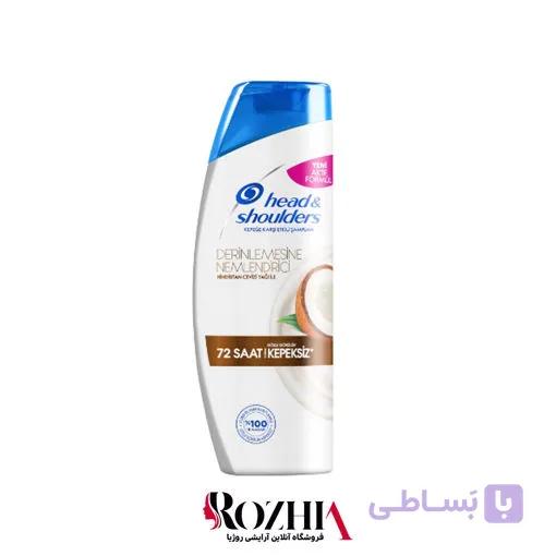 شامپو ضد شوره و تقویت کننده هد اند شولدرز حاوی عصاره نارگیل