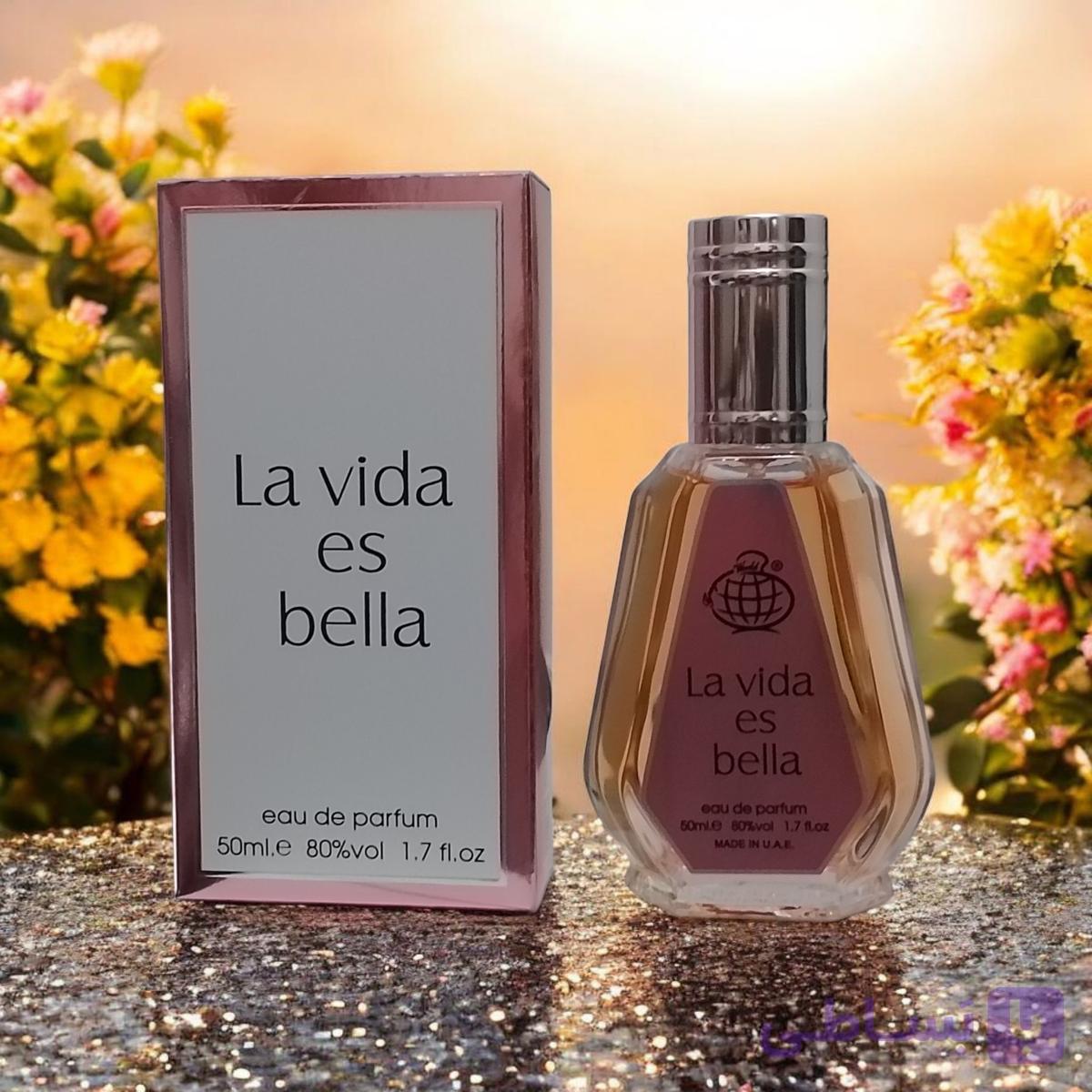 ادکلن جیبی زنانه فراگرانس ورد مدل لا ویدا اس بلا La Vida Es Bella حجم 50 میلی لیتر