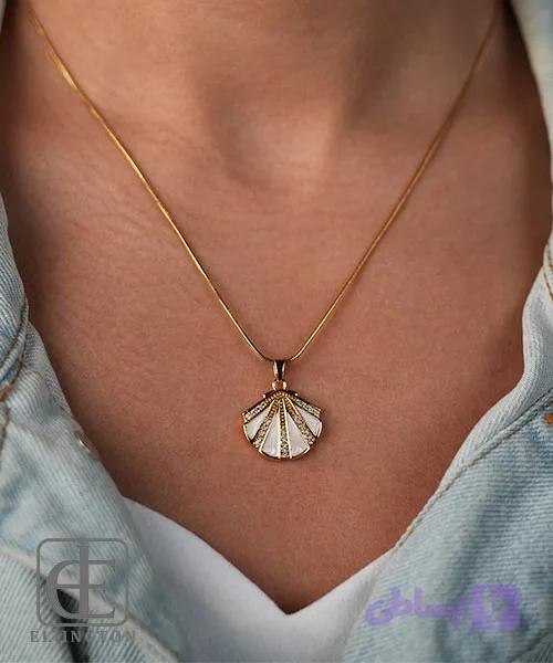 گردنبند استیل PINTEREST کد 5053