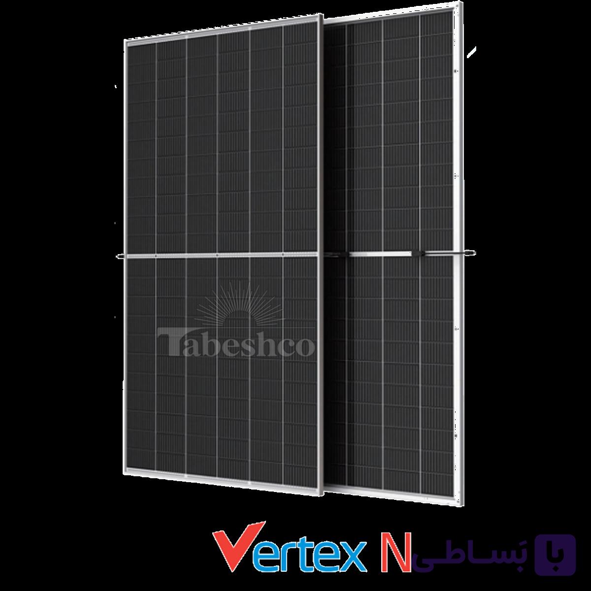 پنل خورشیدی Trina Solar Vertex 620W از سری NEG20C.20 با فناوری بایفشیال