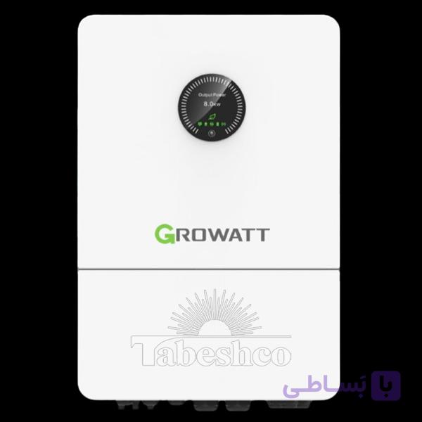 اینورتر هیبریدی خورشیدی 12 کیلووات سه فاز MPPT برند GROWATT مدل WIT 12K-HU