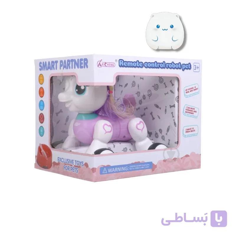 ربات اسباب بازی یونیکورن کنترلی مدل هوشمند 1089A با قابلیت پخش موزیک