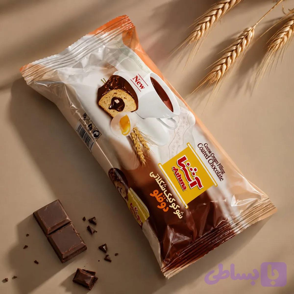 شوکودو / کیک دوقلو وانیلی آشنا - کارتن 24 عددی