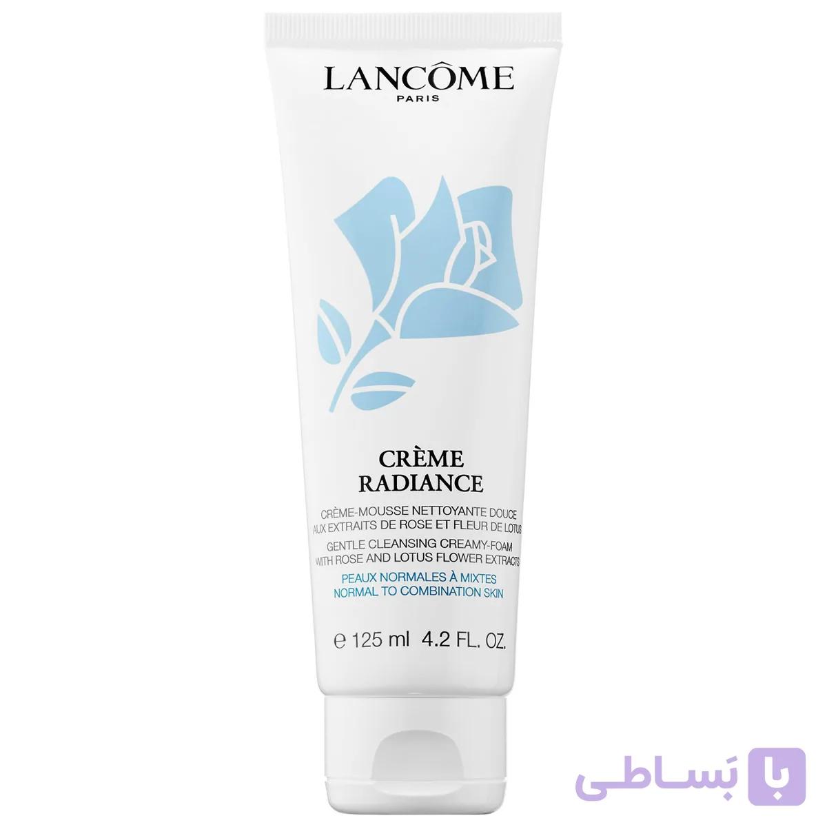 فوم شستشوی پاک کننده و روشن کننده پوست لانکوم Crème Radiance