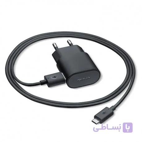 شارژر اصلی نوکیا لومیا همراه کابل شارژر