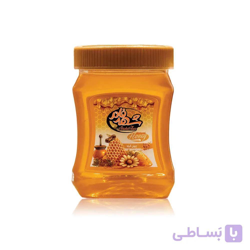 عسل طبیعی چهل گیاه 500 گرم _ شهدفام