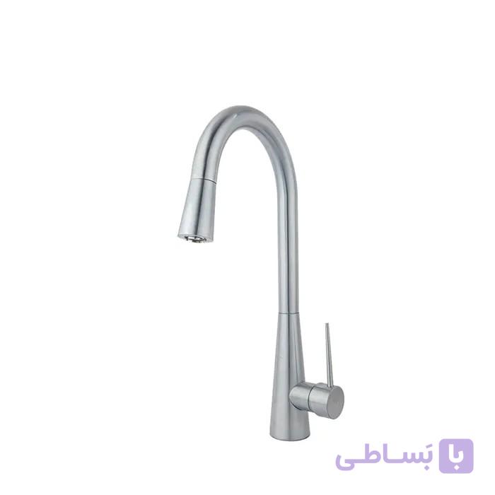 شیر ظرفشویی راسان مدل سارینا شاوری کروم مات